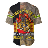 Firefighter Make The Best Dad Baseball Jersey Father's Day - Wonder Print Shop