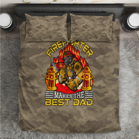 Firefighter Make The Best Dad Bedding Set Father's Day - Wonder Print Shop