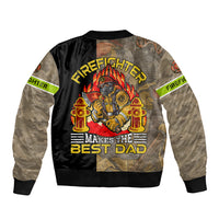 Firefighter Make The Best Dad Bomber Jacket Father's Day - Wonder Print Shop