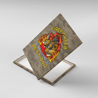 Firefighter Make The Best Dad Canvas Wall Art Father's Day - Wonder Print Shop
