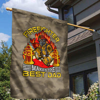 Firefighter Make The Best Dad Garden Flag Father's Day - Wonder Print Shop