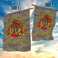 Firefighter Make The Best Dad Garden Flag Father's Day - Wonder Print Shop