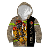 Firefighter Make The Best Dad Kid Hoodie Father's Day - Wonder Print Shop