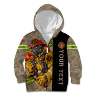 Firefighter Make The Best Dad Kid Hoodie Father's Day - Wonder Print Shop