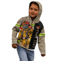 Firefighter Make The Best Dad Kid Hoodie Father's Day - Wonder Print Shop