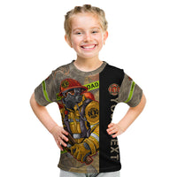 Firefighter Make The Best Dad Kid T Shirt Father's Day - Wonder Print Shop