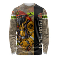 Firefighter Make The Best Dad Long Sleeve Shirt Father's Day - Wonder Print Shop