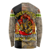Firefighter Make The Best Dad Long Sleeve Shirt Father's Day - Wonder Print Shop