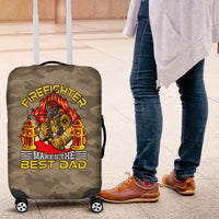 Firefighter Make The Best Dad Luggage Cover Father's Day - Wonder Print Shop