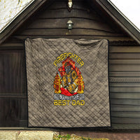 Firefighter Make The Best Dad Quilt Father's Day - Wonder Print Shop