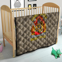Firefighter Make The Best Dad Quilt Father's Day - Wonder Print Shop