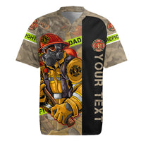 Firefighter Make The Best Dad Rugby Jersey Father's Day - Wonder Print Shop