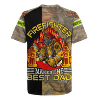 Firefighter Make The Best Dad Rugby Jersey Father's Day - Wonder Print Shop