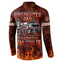 Father and Kids Firefighter Button Sweatshirt Like A Normal Dad - Wonder Print Shop