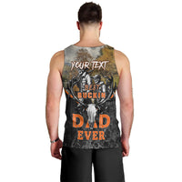 Father's Day Skull Deer Hunting Men Tank Top Best Buckin Dad Ever - Wonder Print Shop