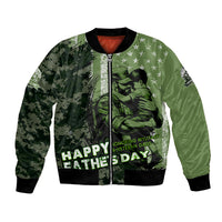 Veteran Father's Day My Hero Bomber Jacket Veteran Dad - Wonder Print Shop
