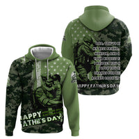 Veteran Father's Day My Hero Hoodie Veteran Dad - Wonder Print Shop