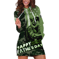 Veteran Father's Day My Hero Hoodie Dress Veteran Dad - Wonder Print Shop