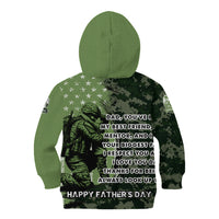 Veteran Father's Day My Hero Kid Hoodie Veteran Dad - Wonder Print Shop