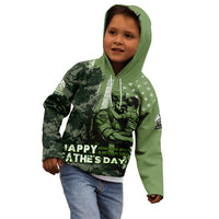 Veteran Father's Day My Hero Kid Hoodie Veteran Dad - Wonder Print Shop