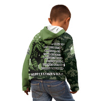 Veteran Father's Day My Hero Kid Hoodie Veteran Dad - Wonder Print Shop