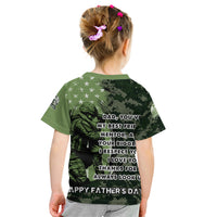 Veteran Father's Day My Hero Kid T Shirt Veteran Dad - Wonder Print Shop