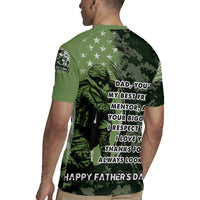 Veteran Father's Day My Hero Rugby Jersey Veteran Dad - Wonder Print Shop