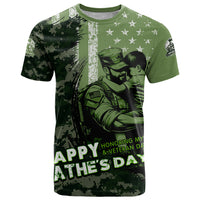 Veteran Father's Day My Hero T Shirt Veteran Dad - Wonder Print Shop