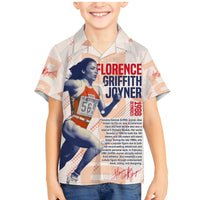 The Phenomenal Woman Flo-Jo Family Matching Mermaid Dress and Hawaiian Shirt 1988 - Wonder Print Shop