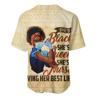 Afro Nurses Baseball Jersey Black Queen African - Wonder Print Shop