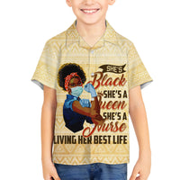 Afro Nurses Family Matching Long Sleeve Bodycon Dress and Hawaiian Shirt Black Queen African - Wonder Print Shop