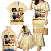 Afro Nurses Family Matching Mermaid Dress and Hawaiian Shirt Black Queen African - Wonder Print Shop