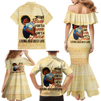 Afro Nurses Family Matching Mermaid Dress and Hawaiian Shirt Black Queen African - Wonder Print Shop