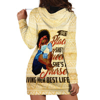 Afro Nurses Hoodie Dress Black Queen African - Wonder Print Shop