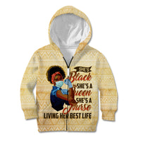 Afro Nurses Kid Hoodie Black Queen African - Wonder Print Shop