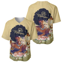 Personalized I Am God's Masterpiece Baseball Jersey African Women - Wonder Print Shop