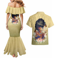 Personalized I Am God's Masterpiece Couples Matching Mermaid Dress and Hawaiian Shirt African Women - Wonder Print Shop