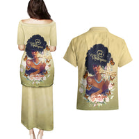 Personalized I Am God's Masterpiece Couples Matching Puletasi and Hawaiian Shirt African Women - Wonder Print Shop