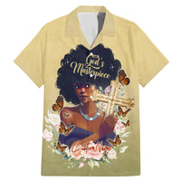 Personalized I Am God's Masterpiece Family Matching Mermaid Dress and Hawaiian Shirt African Women - Wonder Print Shop