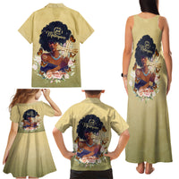 Personalized I Am God's Masterpiece Family Matching Tank Maxi Dress and Hawaiian Shirt African Women - Wonder Print Shop