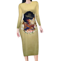 Personalized I Am God's Masterpiece Long Sleeve Bodycon Dress African Women - Wonder Print Shop