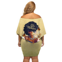 Personalized I Am God's Masterpiece Off Shoulder Short Dress African Women - Wonder Print Shop