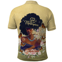 Personalized I Am God's Masterpiece Polo Shirt African Women - Wonder Print Shop