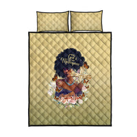 Personalized I Am God's Masterpiece Quilt Bed Set African Women - Wonder Print Shop