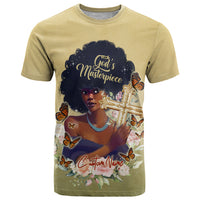 Personalized I Am God's Masterpiece T Shirt African Women - Wonder Print Shop