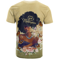 Personalized I Am God's Masterpiece T Shirt African Women - Wonder Print Shop