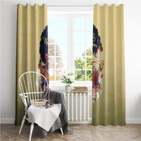 Personalized I Am God's Masterpiece Window Curtain African Women - Wonder Print Shop