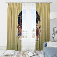 Personalized I Am God's Masterpiece Window Curtain African Women - Wonder Print Shop