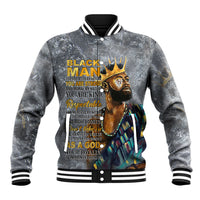 Black Man Africa Baseball Jacket Naturally King - Wonder Print Shop