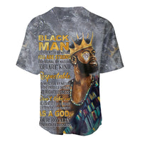 Black Man Africa Baseball Jersey Naturally King - Wonder Print Shop